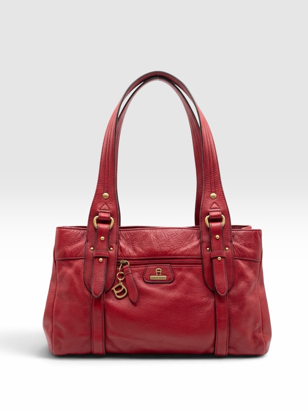 ETIENNE AIGNER GENUINE LEATHER SHOULDER PURSE